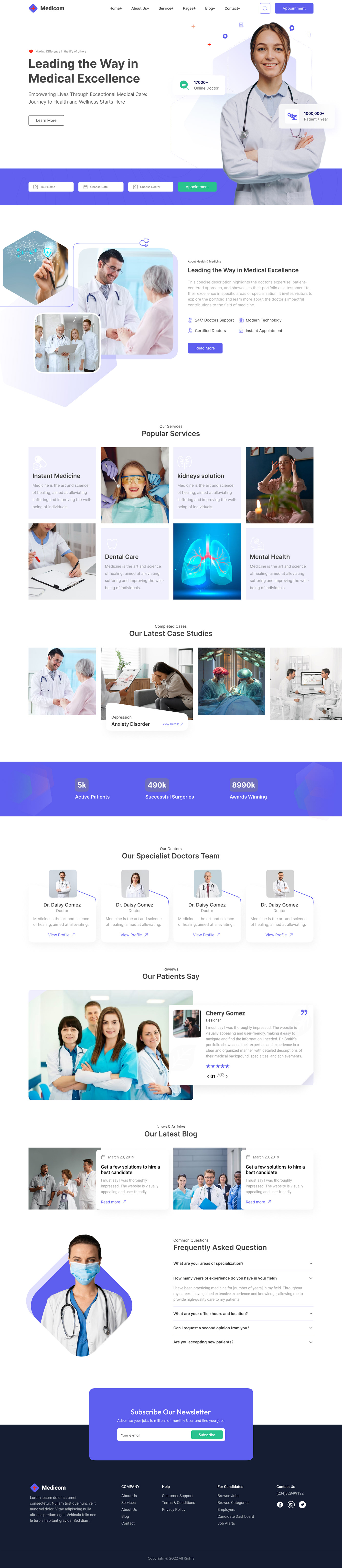 doctor doctors healthcare Healthcare design Website template design template design UI/UX ui design