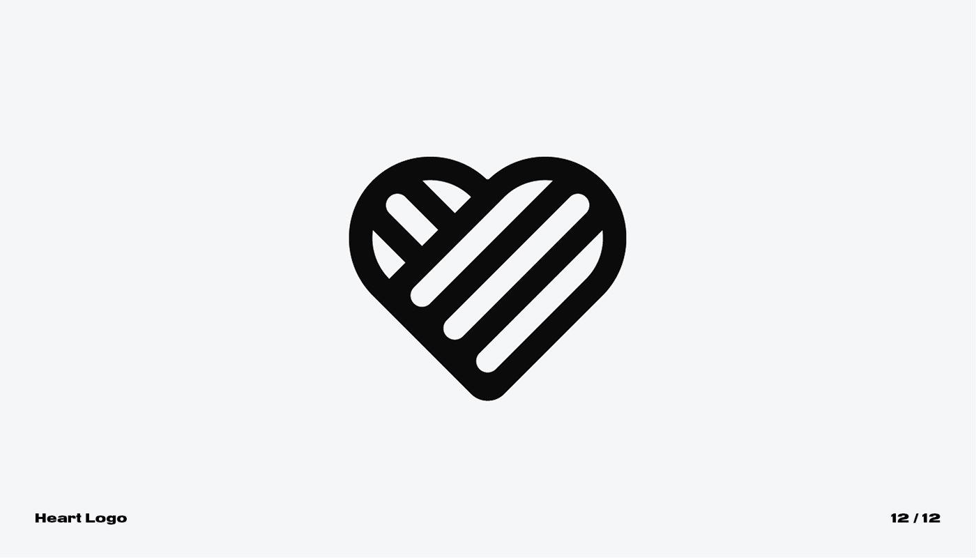 heart icon logo design designer brand identity branding cfowlerdesign connor fowler uk