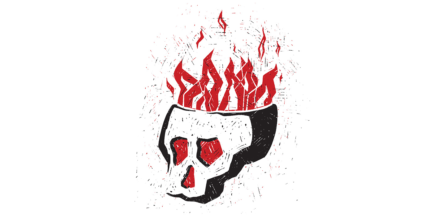 skull Music Festival rock graphic texture t-shirt