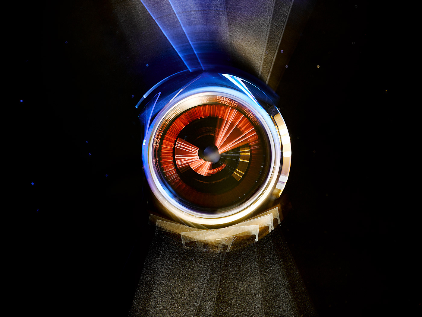 time and space. stilllife product watch timepiece abstract art photo