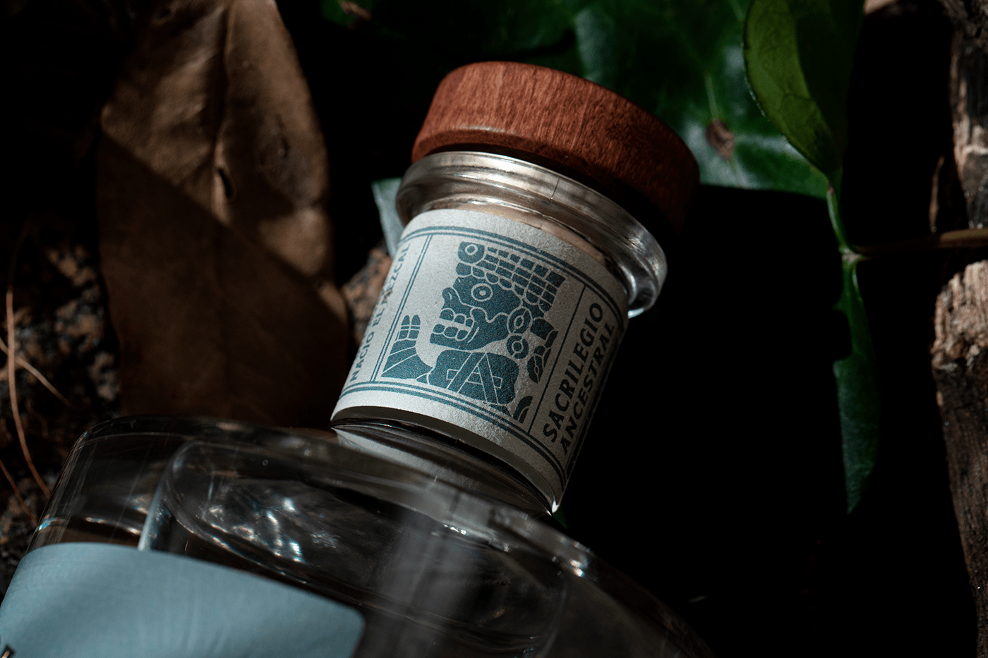mezcal Packaging brand identity Label bottle Spirits mexico prehispanic Mexican foil