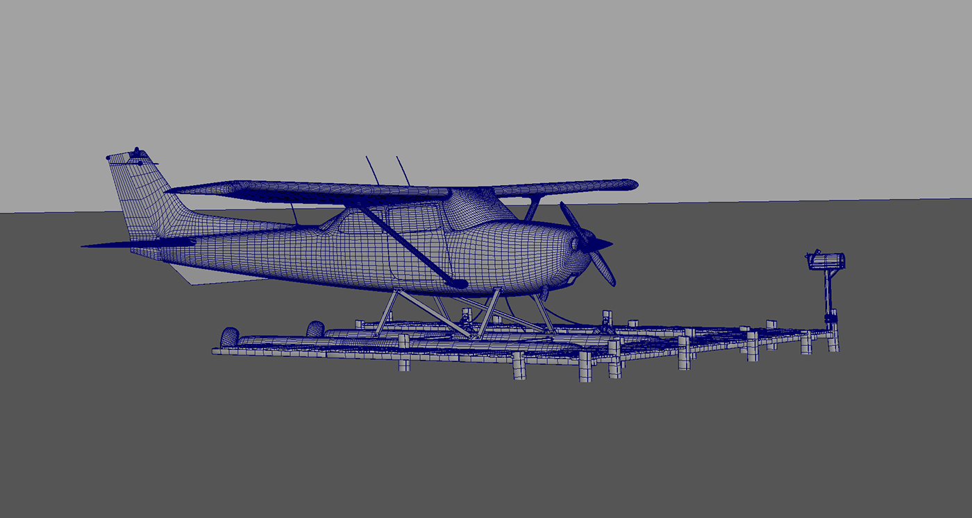 luminous creative imaging 3D CGI postproduction retouching  cade martin fedde souverein pontoon plane lake