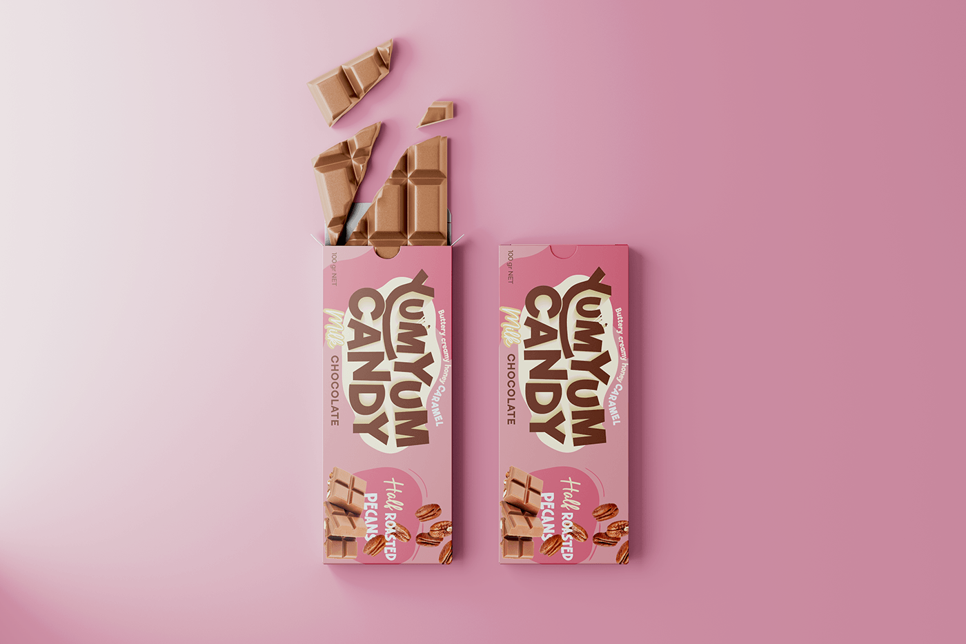 Packaging Food  chocolate Candy shop brand identity branding 