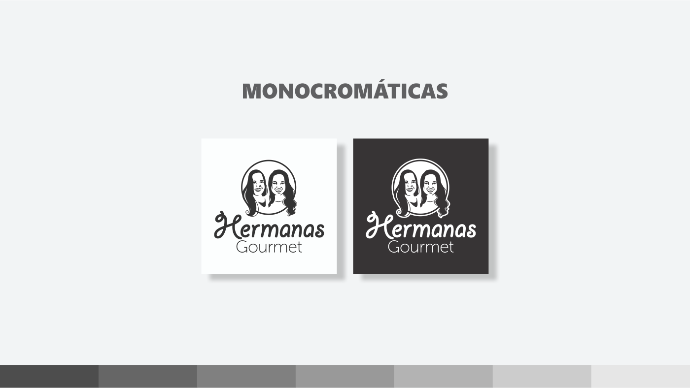 logo marca geladinho gelado Hermanas design vector logodesigner Logotype