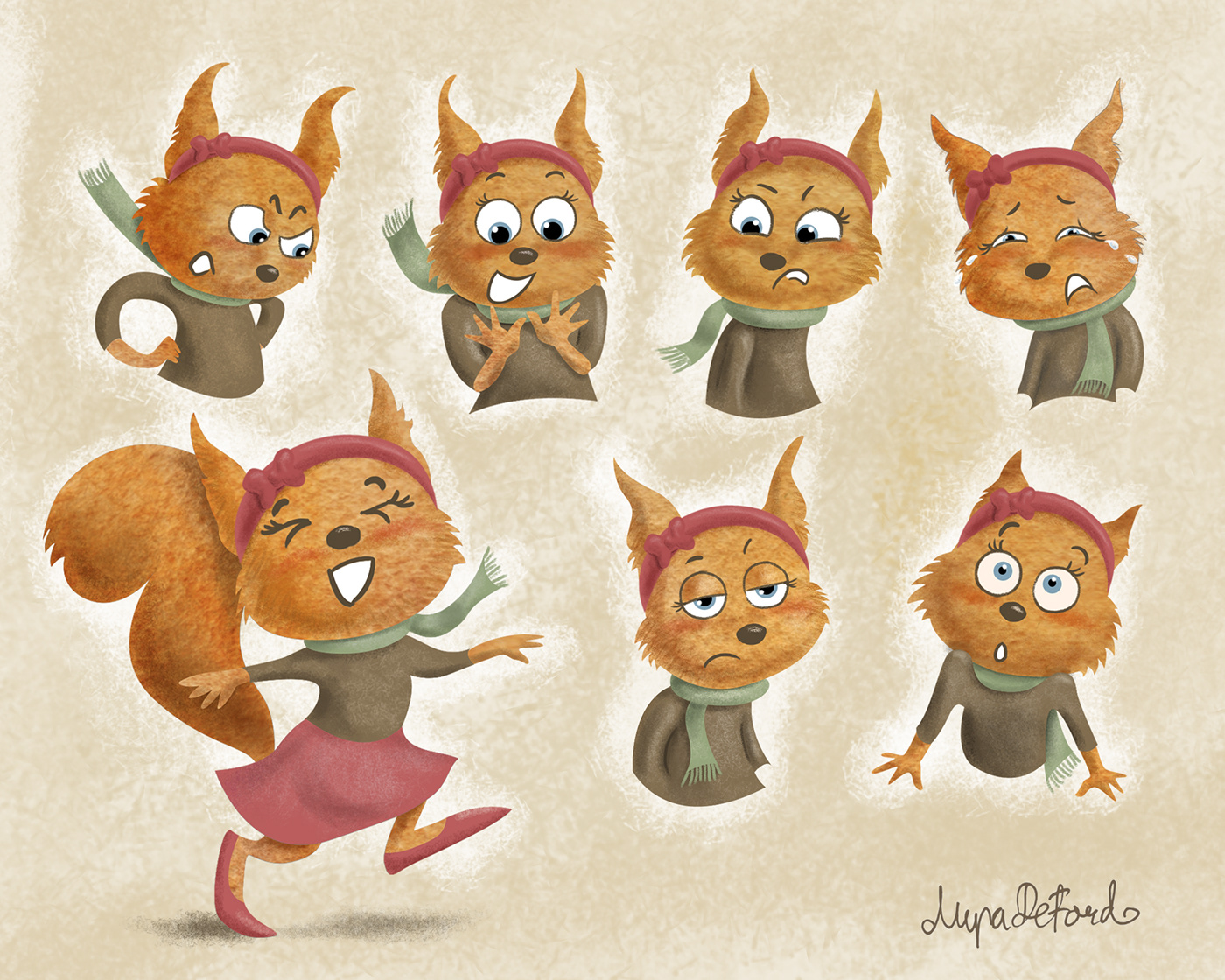 Character design  childrensbook Expression