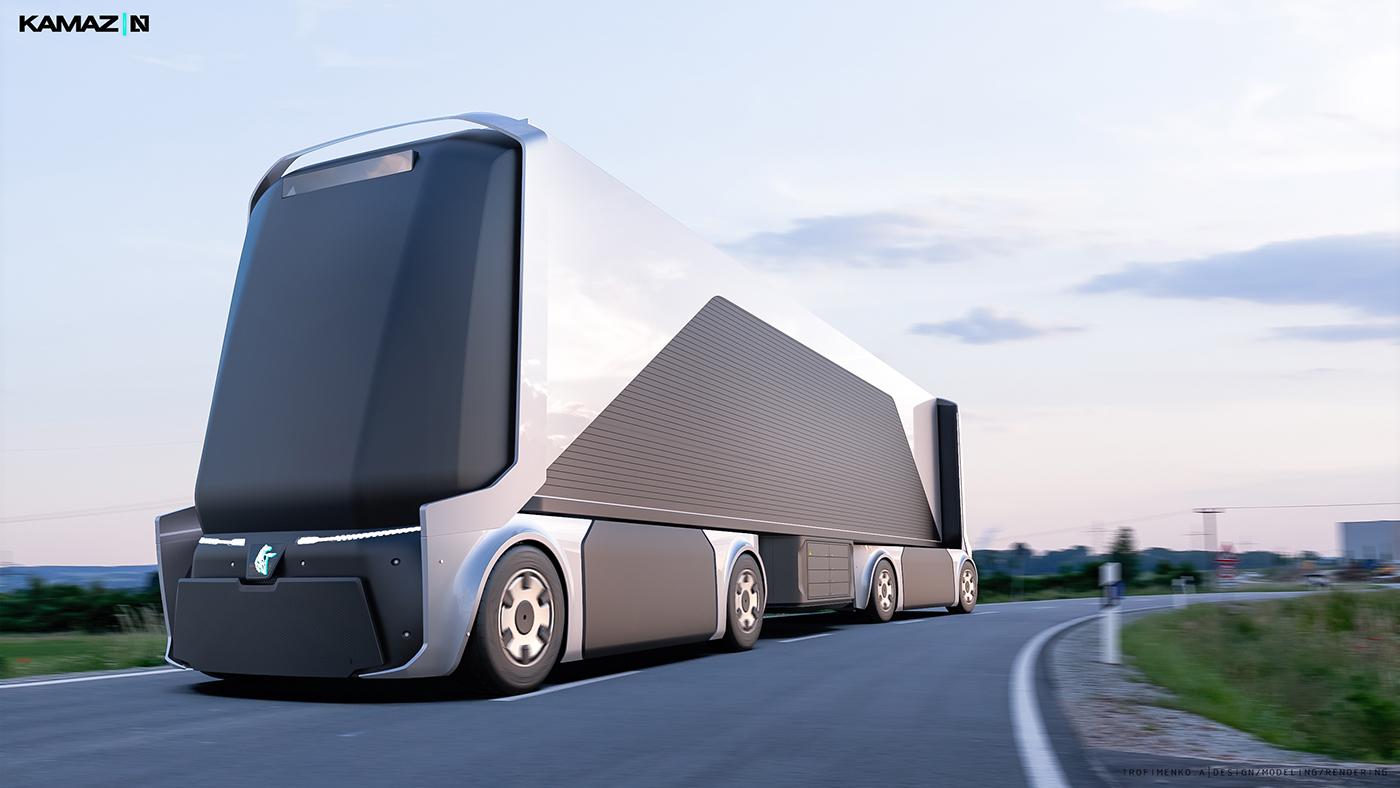 Truck concept car design kamaz modular transform