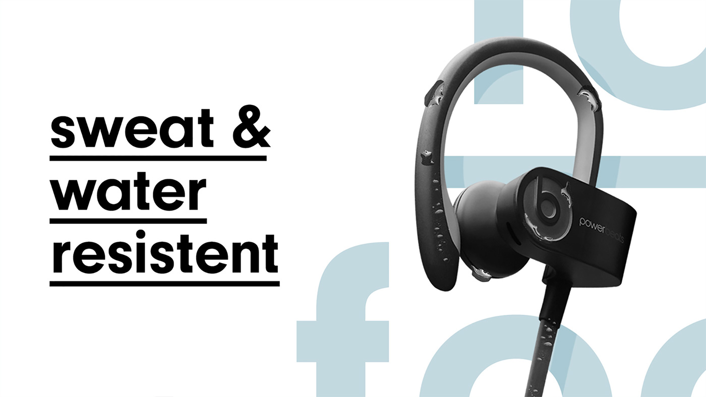 beats dre commercial headphones Earbuds motion branding  type