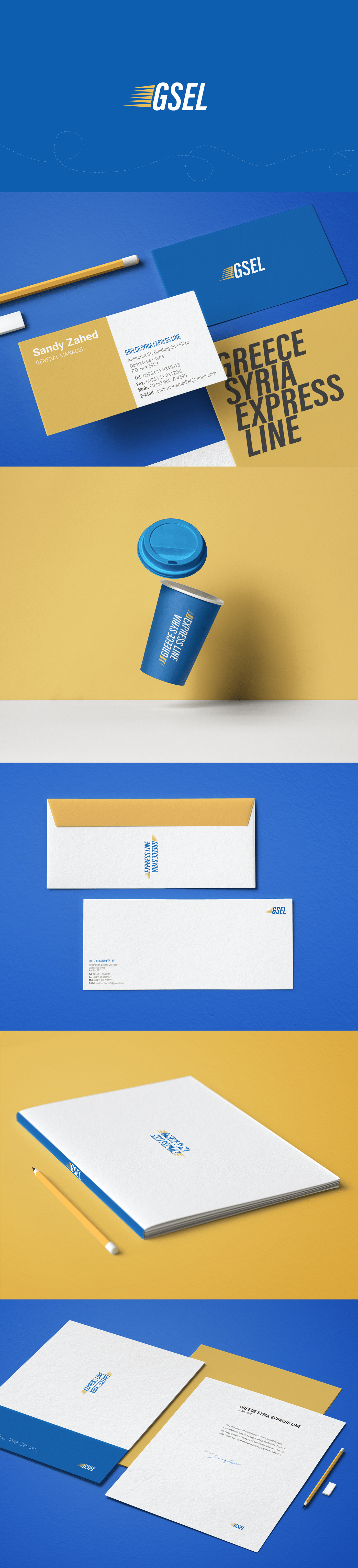 brand logo yellow blue Speedy shipping deliver design