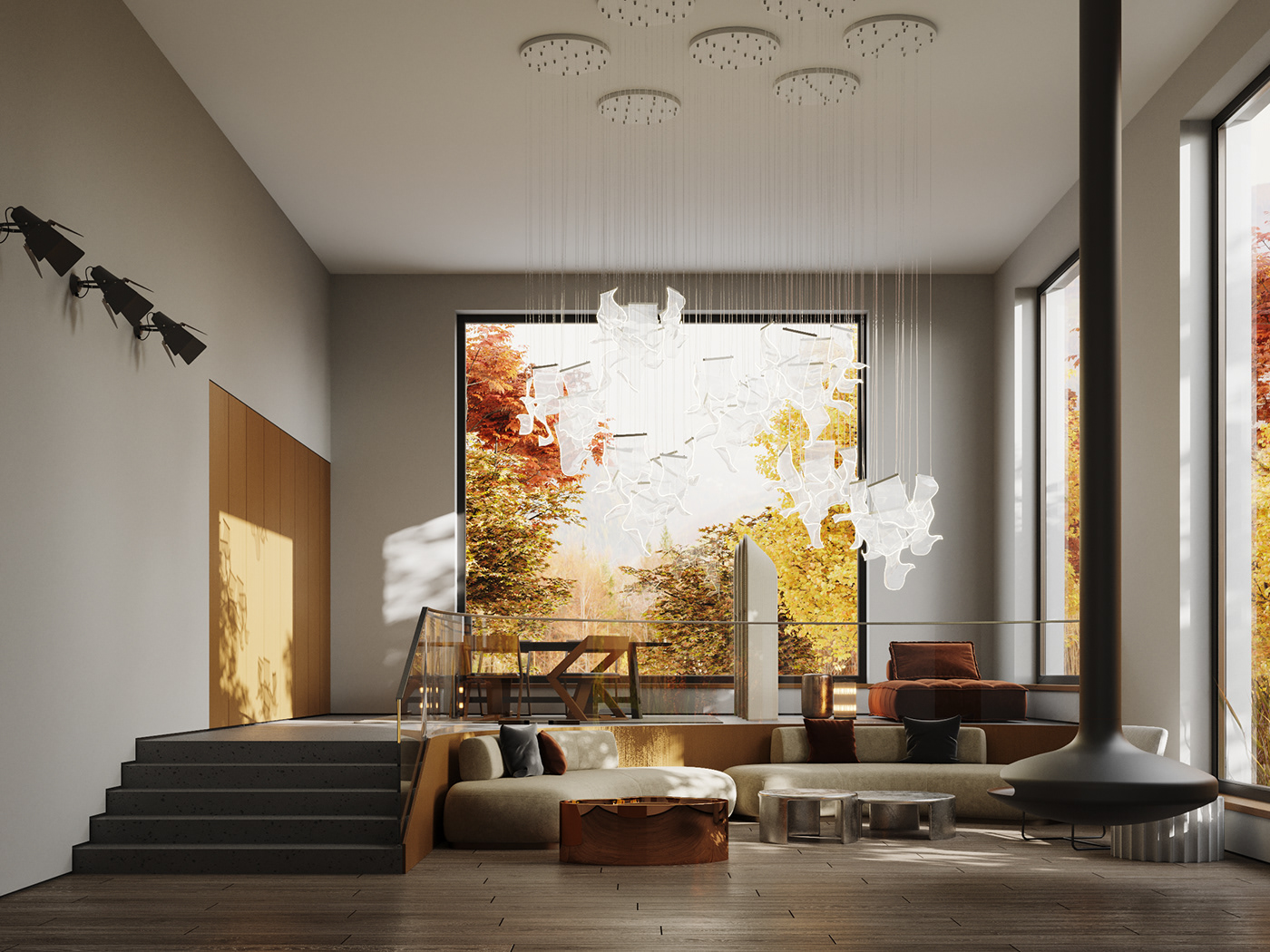3D Visualization Applicata contemporary corona renderer interior design  Interior Visualization modern interior