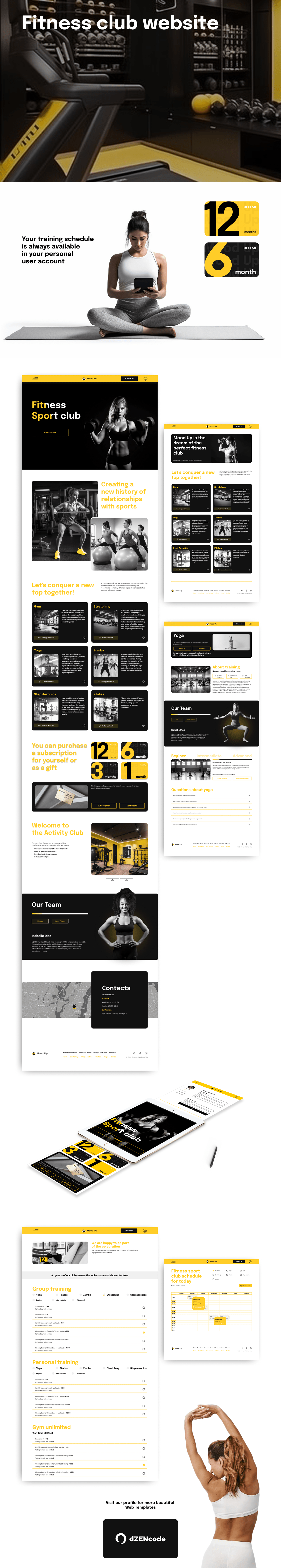 fitness sport gym Health site Web Design  веб-дизайн Website Figma UI/UX