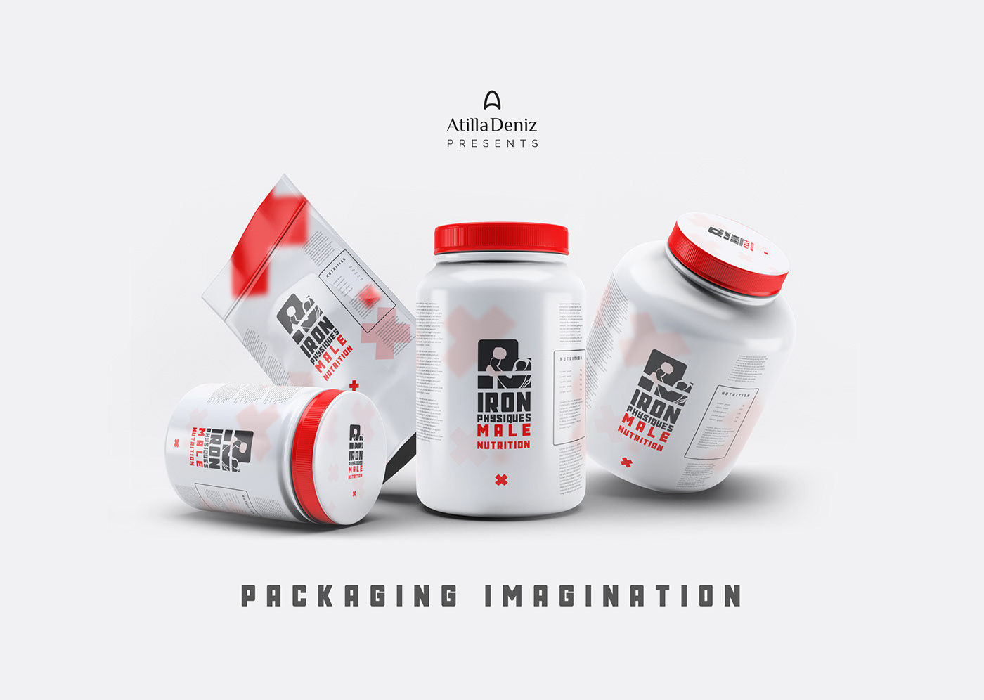 fitness iron phsiques branding  protein gym concept