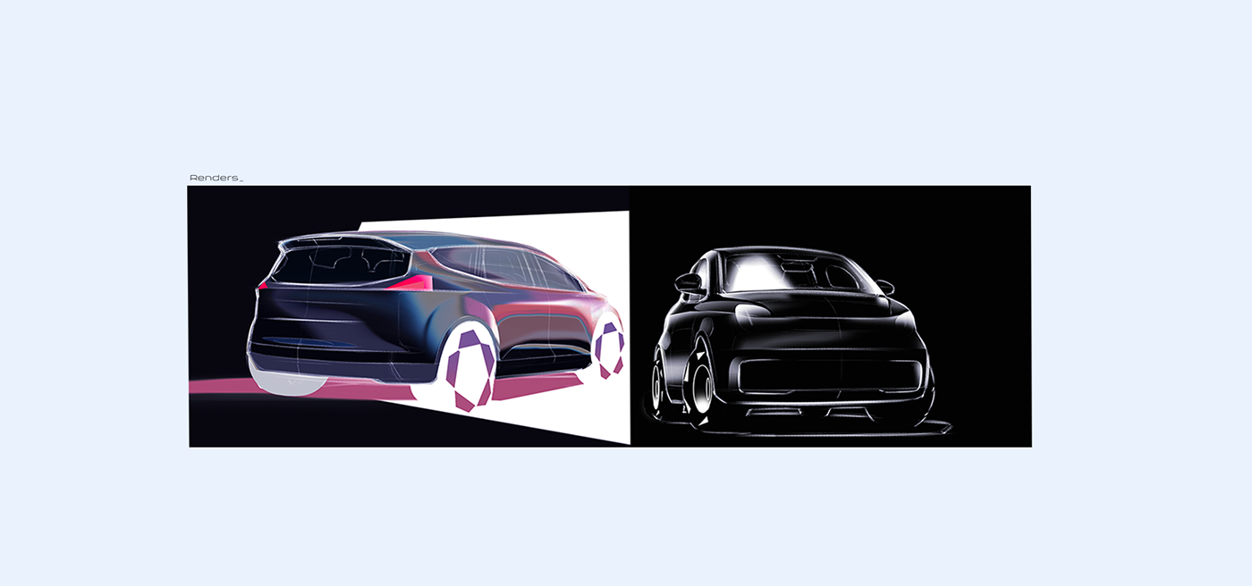 car design design graphic design  portfolio Render sketch Transportation Design 3D Automotive design industrial design 