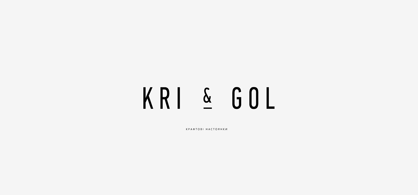 KRI & GOL Craft Tinctures on Behance