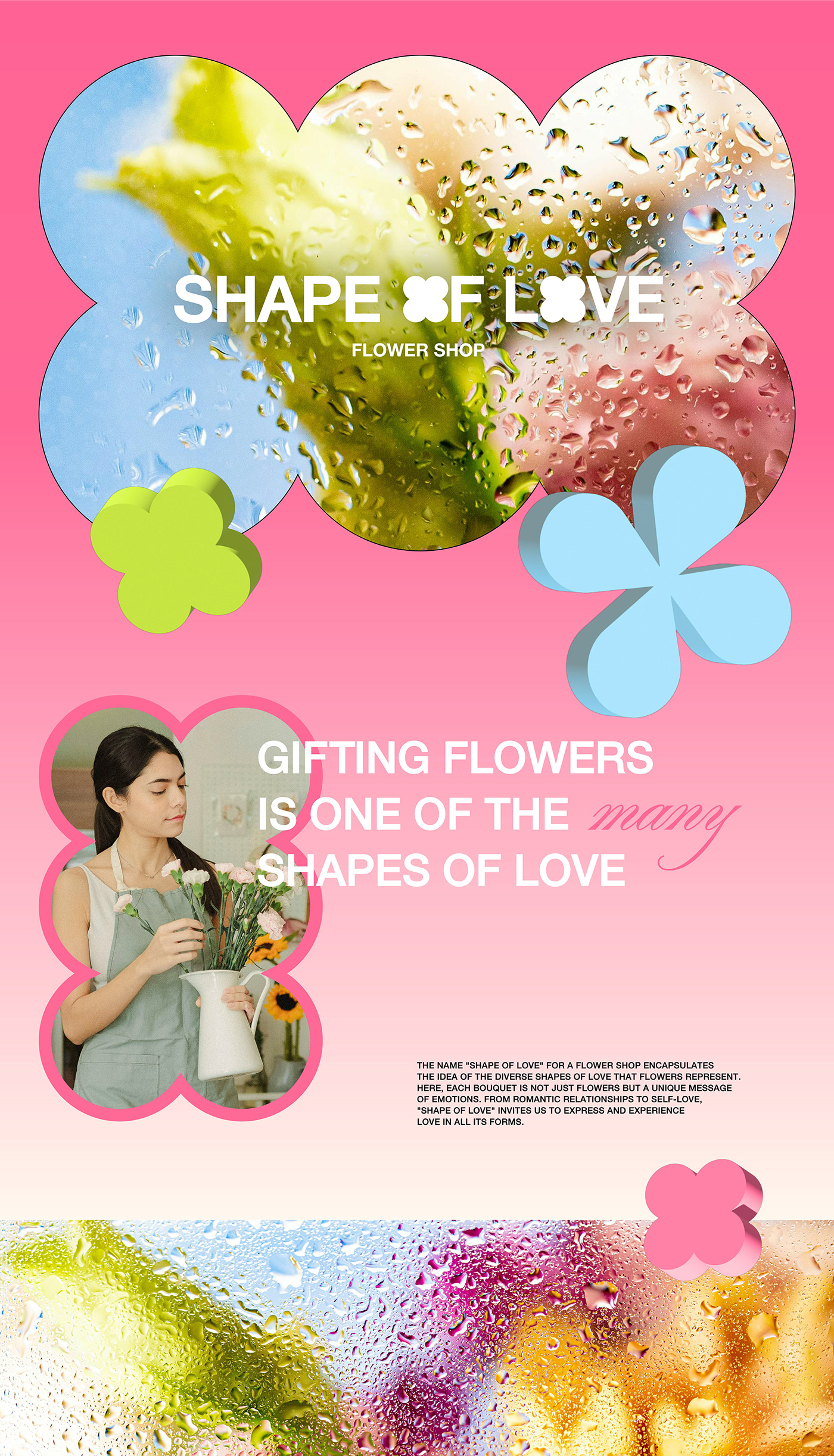 Flower Shop Flowers brand identity Logo Design