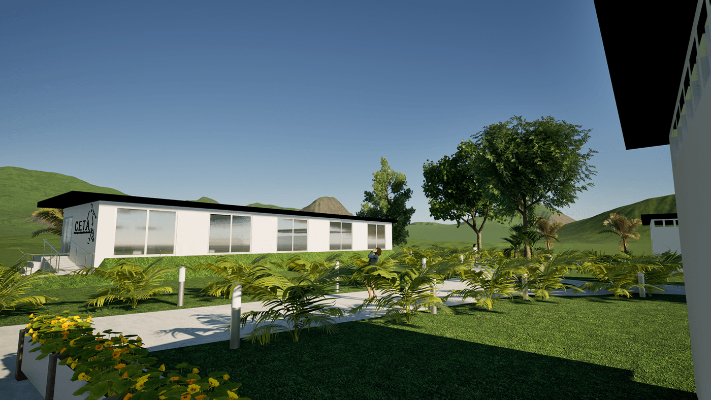 arquitectura diseño Render centro deportivo Girardot proyecto de grado 3д
