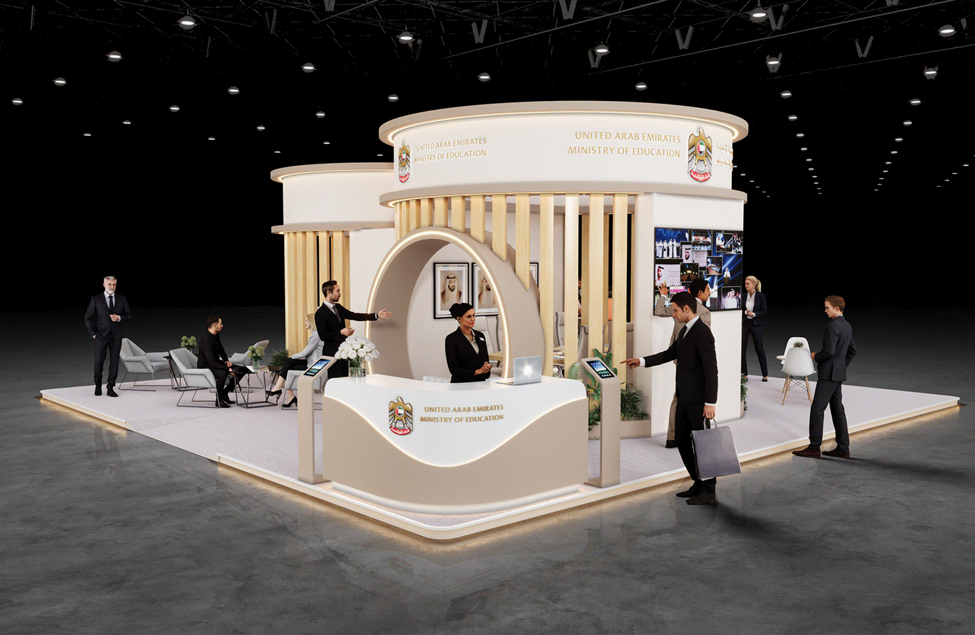 Event Trade Show Exhibition  exhibition stand visualization