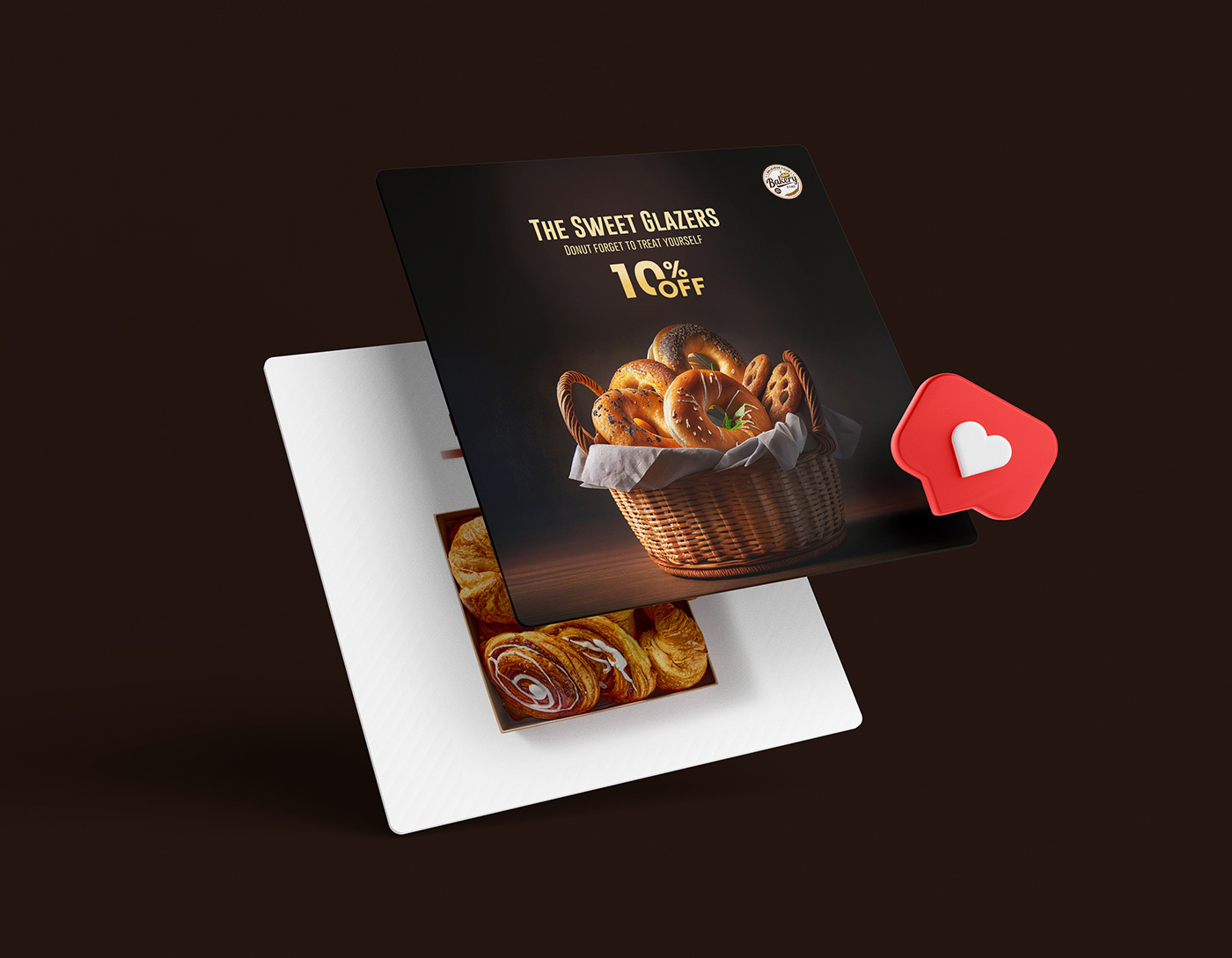 banner poster Social media post Graphic Designer Socialmedia Advertising  bakary pastries