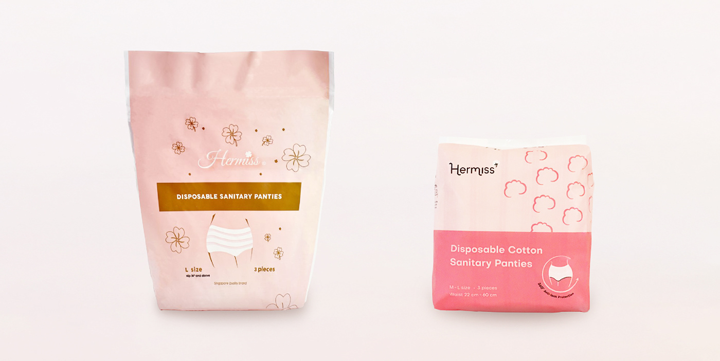 branding  Creative Design Logo Design menstruation sanitary pad