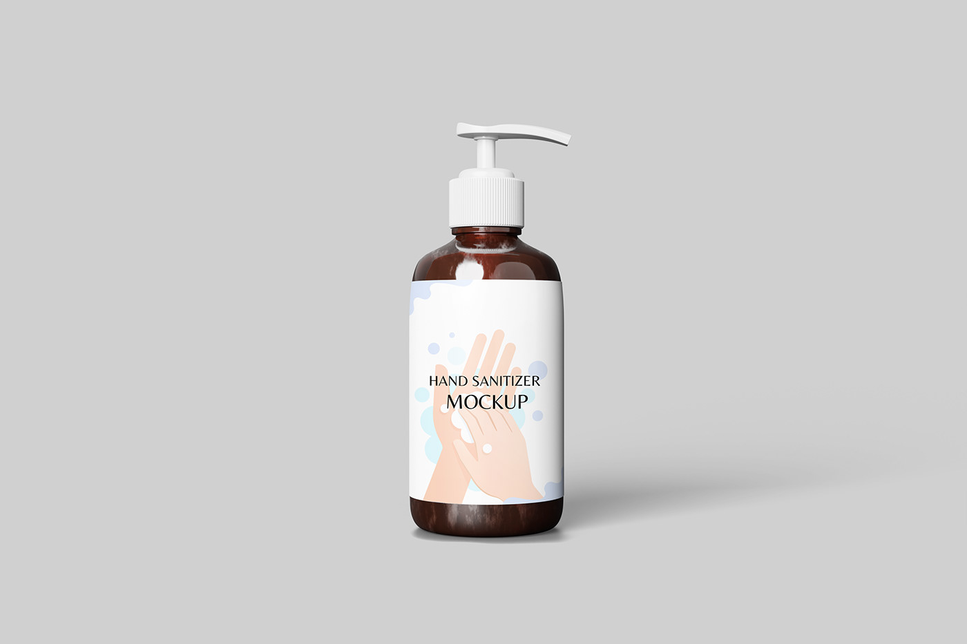 cosmetics beauty branding  design Social media post sanitizer Label bottle Mockup ilustracion