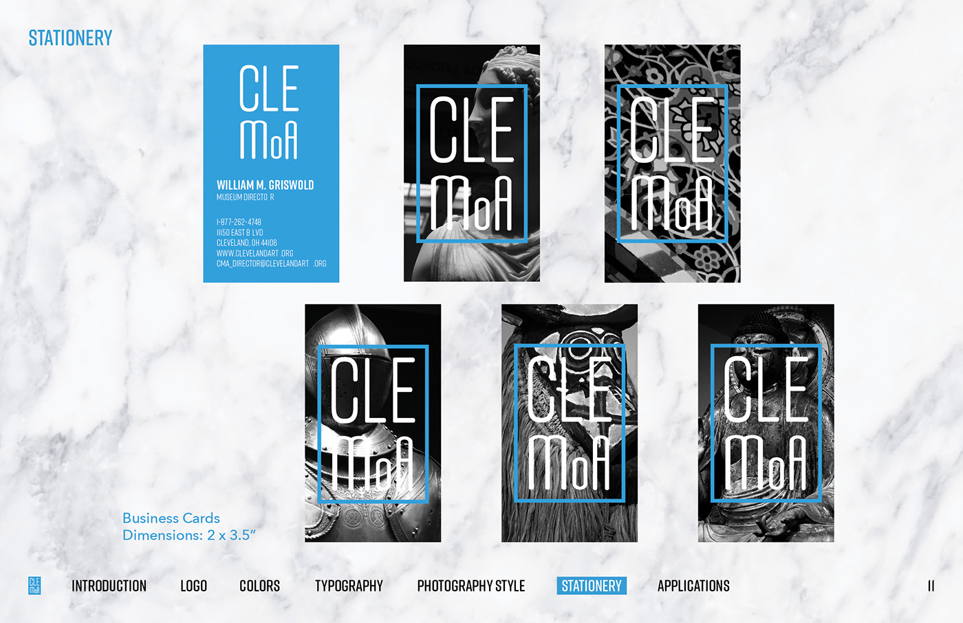 cleveland museum of art CMA Cleveland museum Stationery Brand Design branding  rebranding