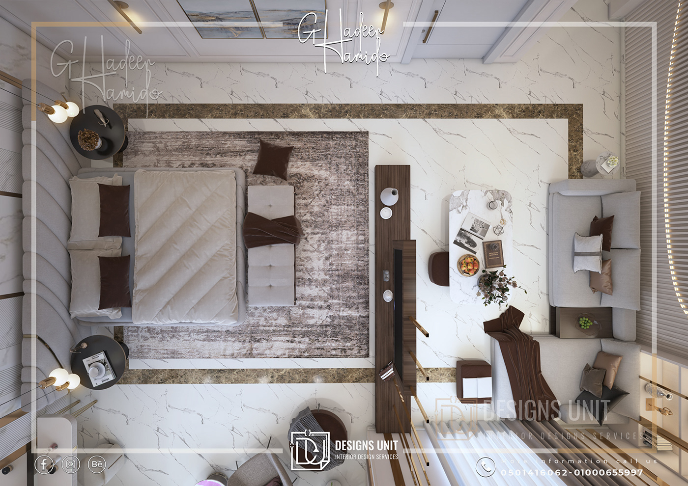 bedroom bedroomdesign interior design  modern architecture visualization 3D luxury elegant clean