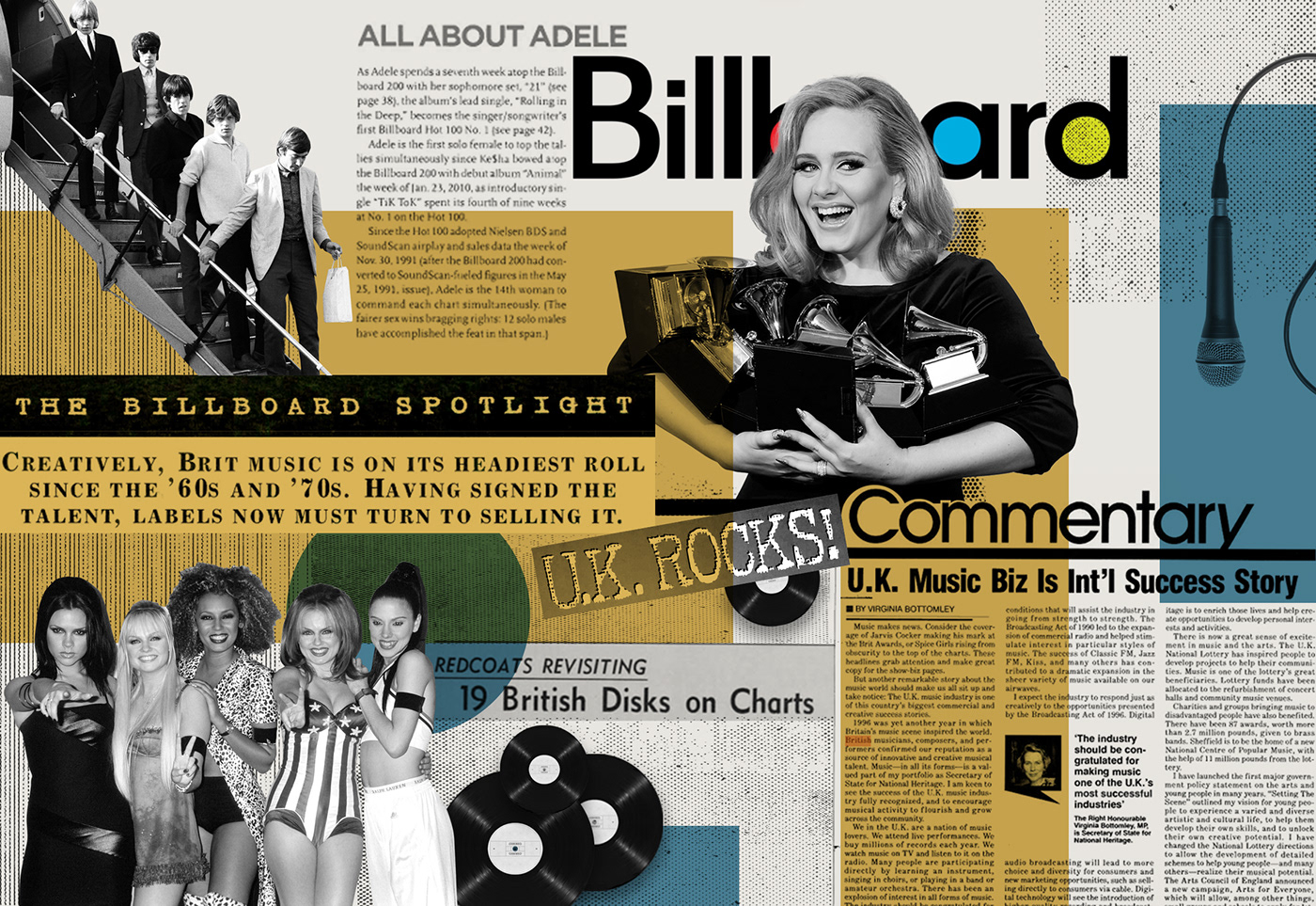 Beyonce billboard collage concept Digital Art  editorial music sogoodstudioltd visual