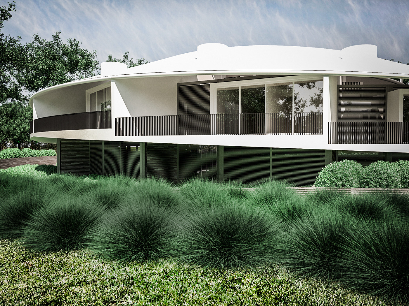 architecture Render visualization 3D 3ds max inerior design minimalist Residence house