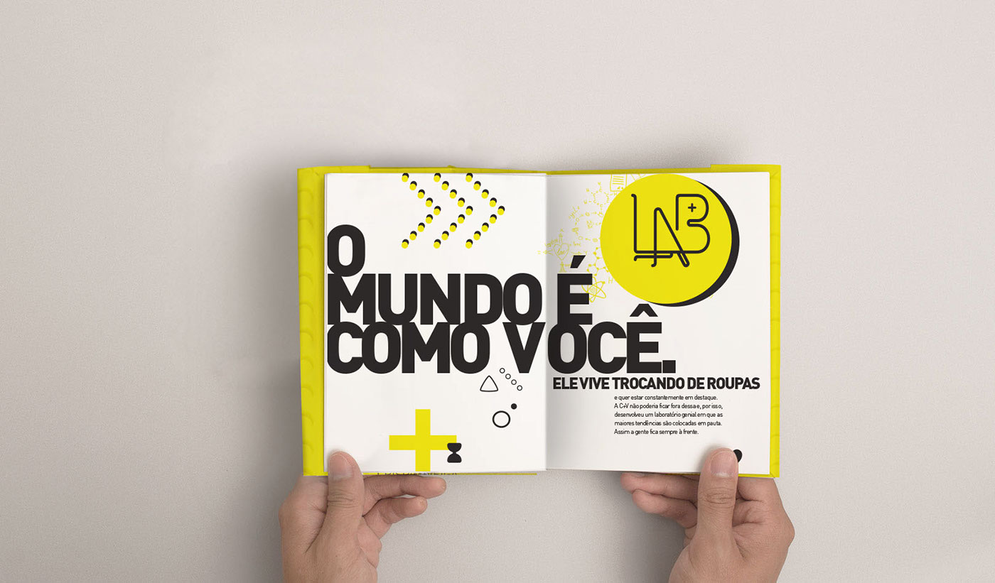 book editorial magazine type publicidade Propaganda DesignEditorial diagramação IndDesign yellow