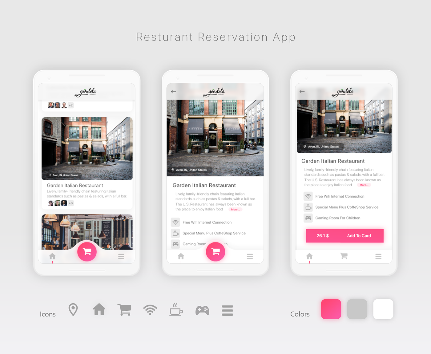 ui design UX design UI Animation Restaurant app app design restaurant design