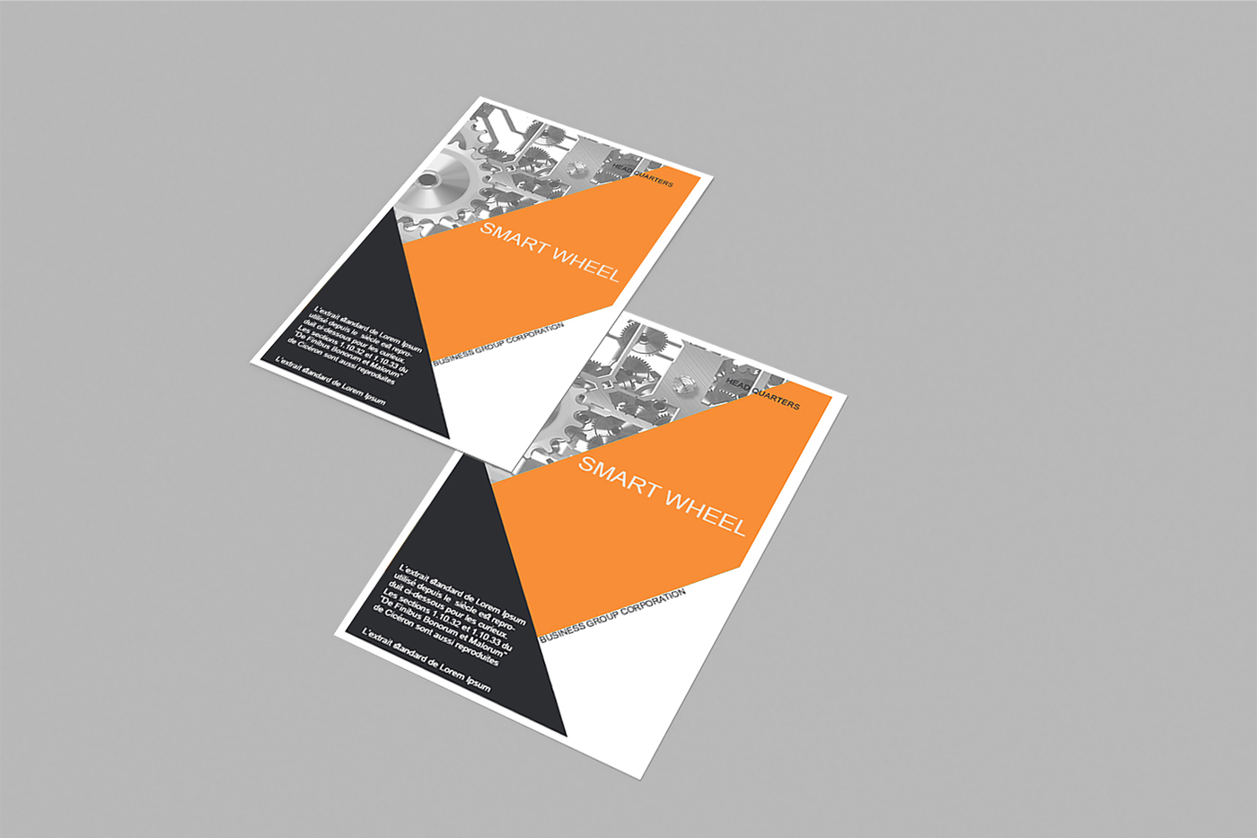 a4 Advertising  brochure business city clean color company design flyer mockup