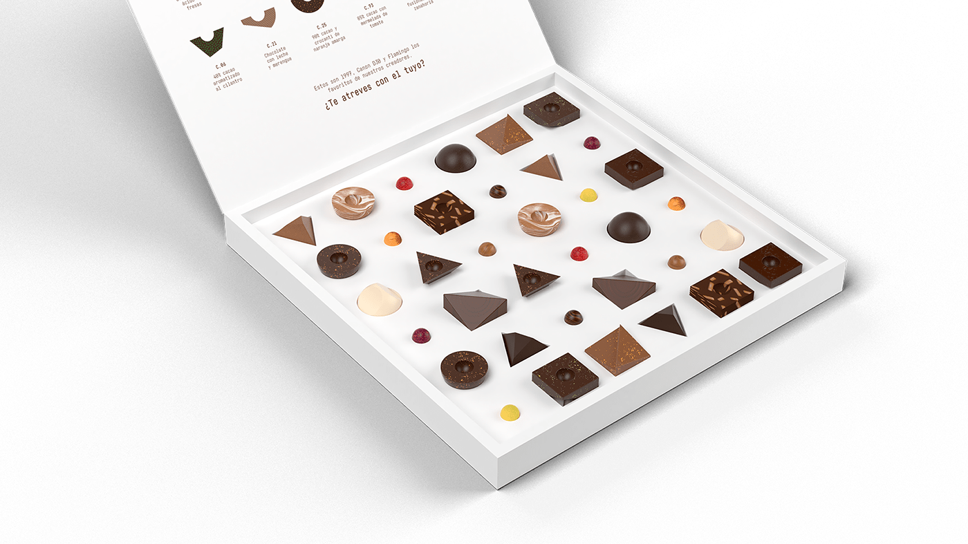 ABC bombon branding  chocolate Creativity customizable Packaging Praline reinvented pentawards