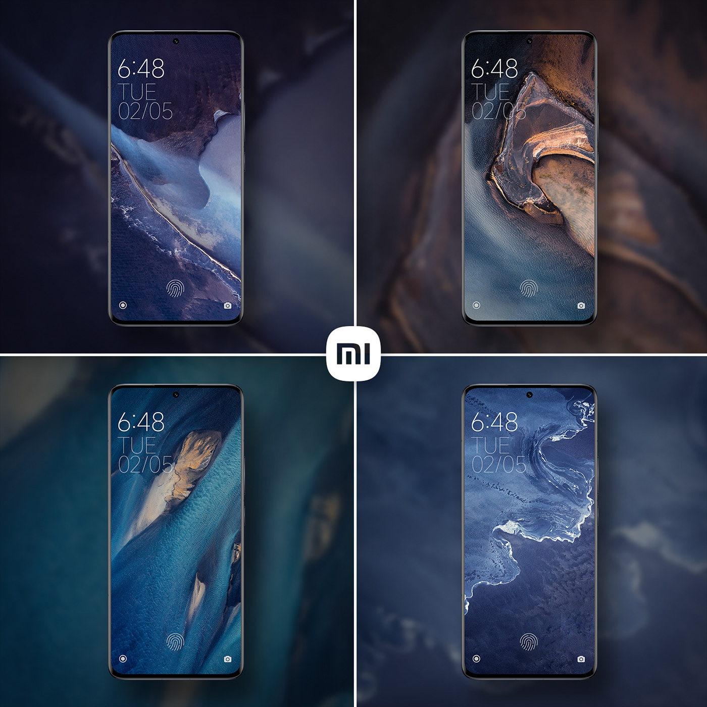 wallpaper Wallpapers smartphone interface design abstract landscape photography Aerial Photography xiaomi mobile