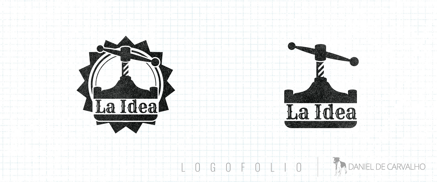 logofolio design grunge