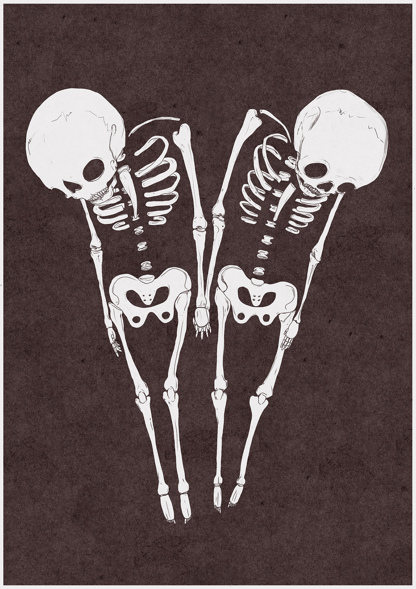 Скелеты пара. Скелет. Скелет чб. Скелет черно белый.