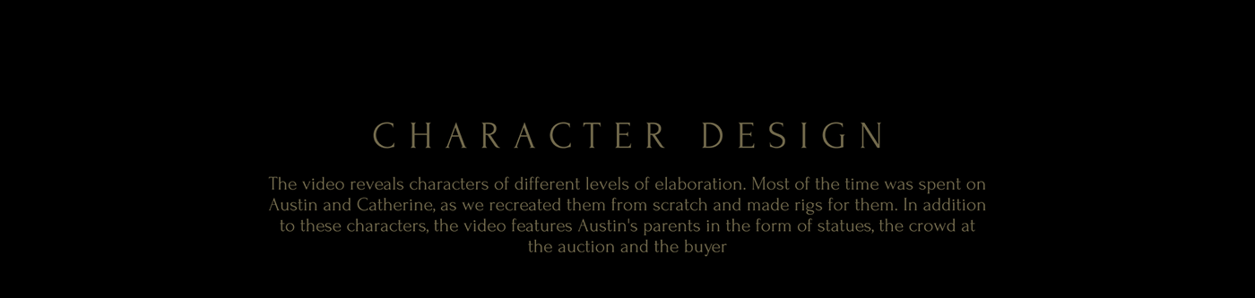 3D Austin CG Character design homescapes music video simulation zemfira
