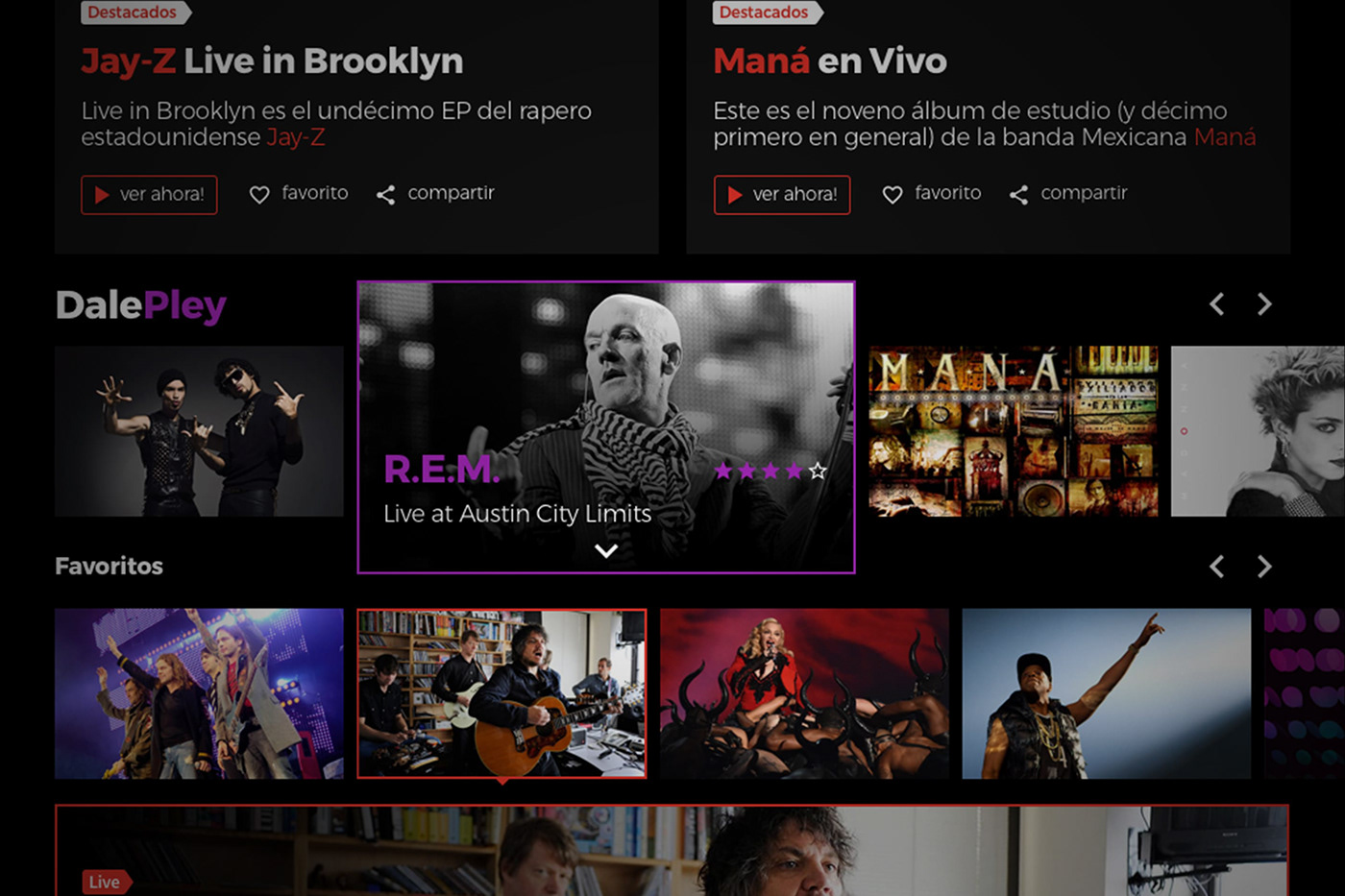 Web Design  app design ios android music Streaming