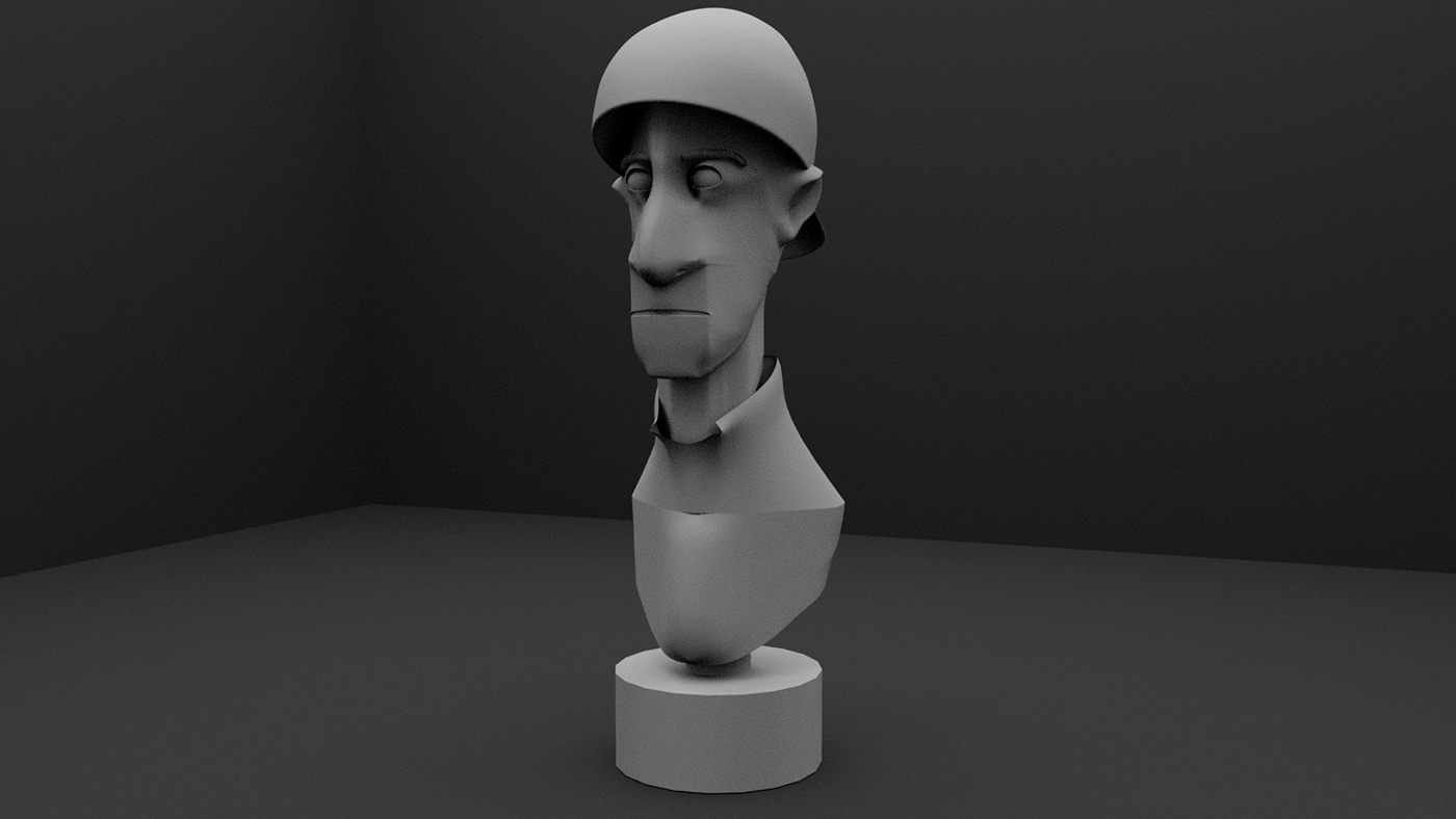 cartoon cartoon character 3D autodesk maya Arnold Render animation  Video Editing 3d face modeling