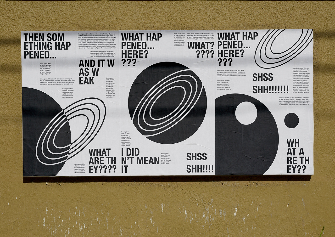 experimental typography   graphic design  poster