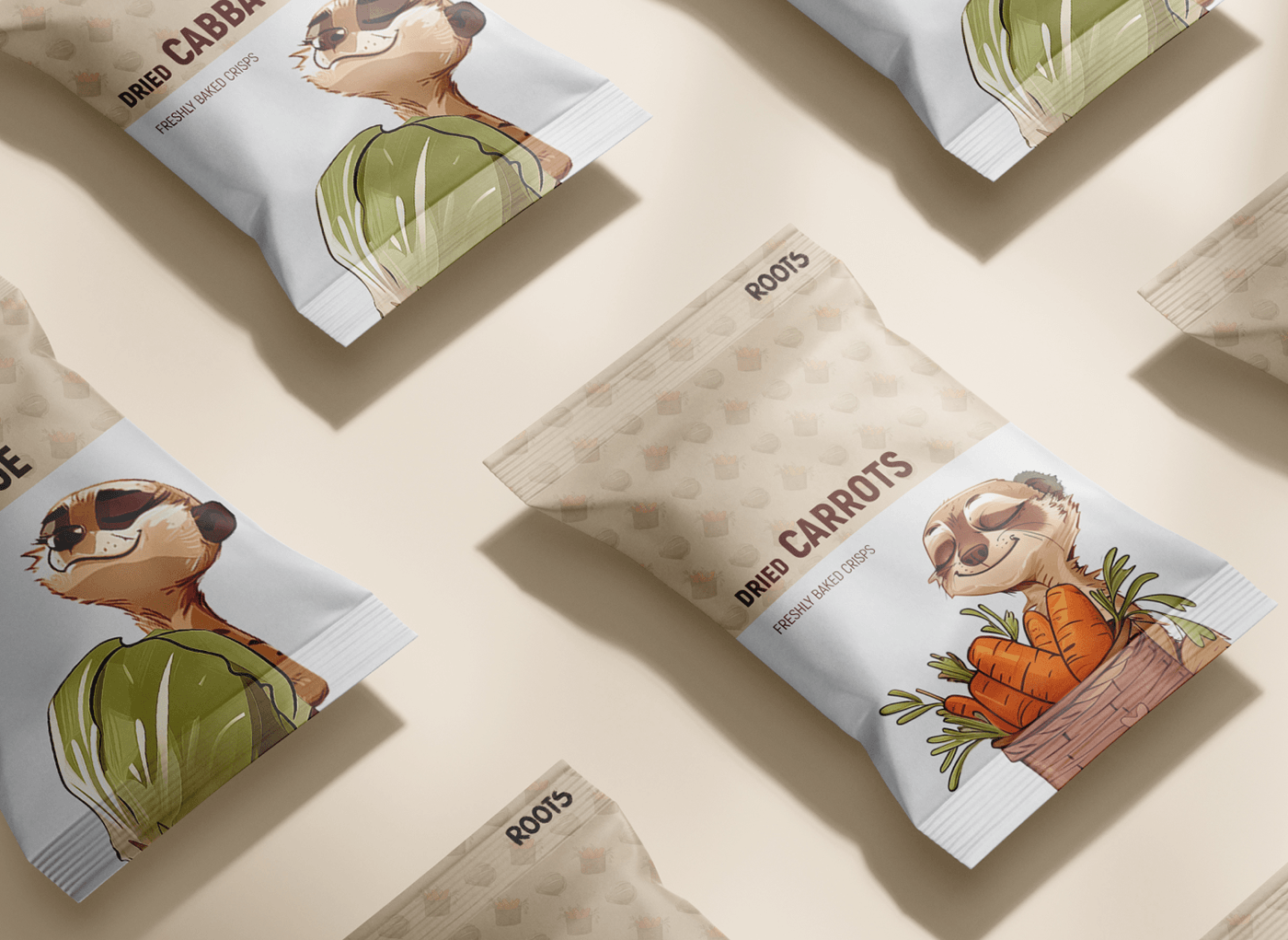 Brand Identity for eco-friendly store. Food package