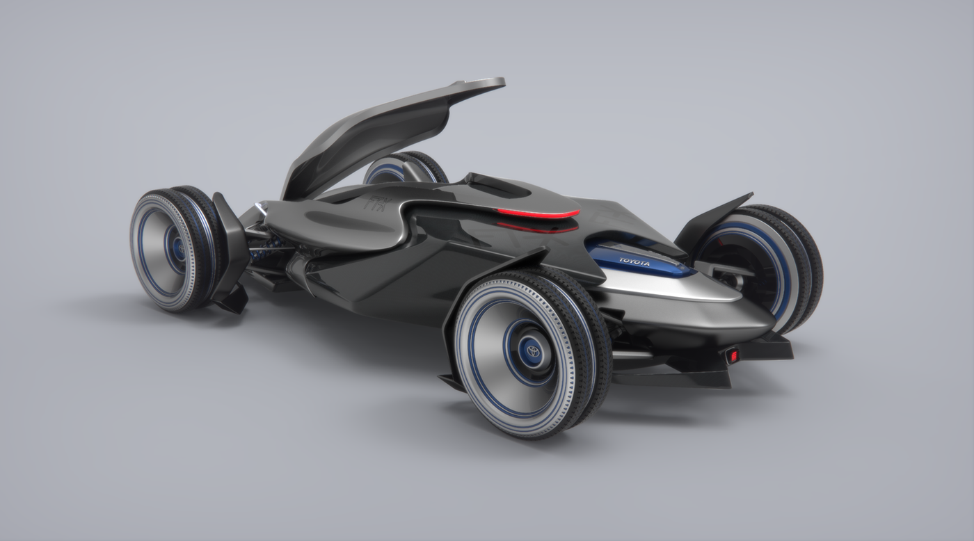 gaca design race car formuła Toyota FT-X concept racer future car Racing Technology