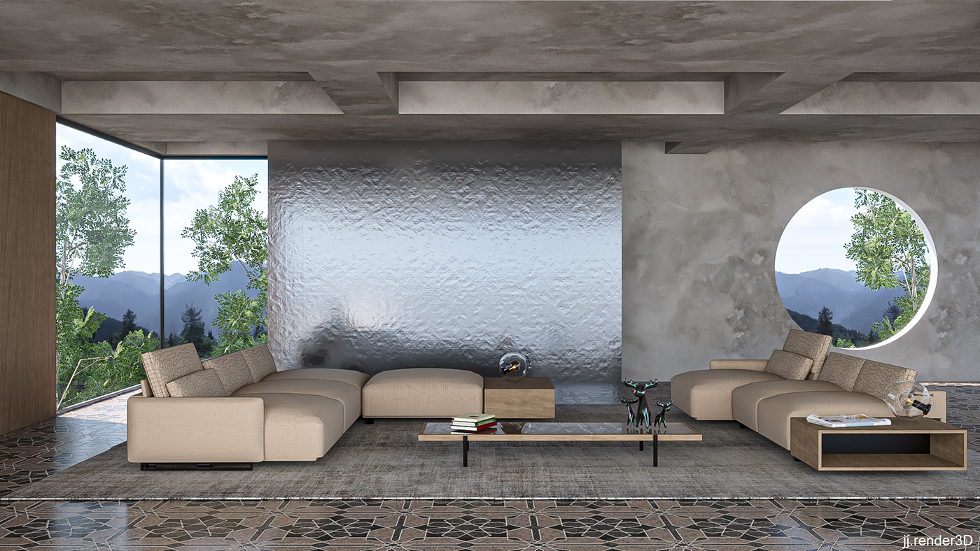 3D architecture interior design  Render SketchUP visualization vray