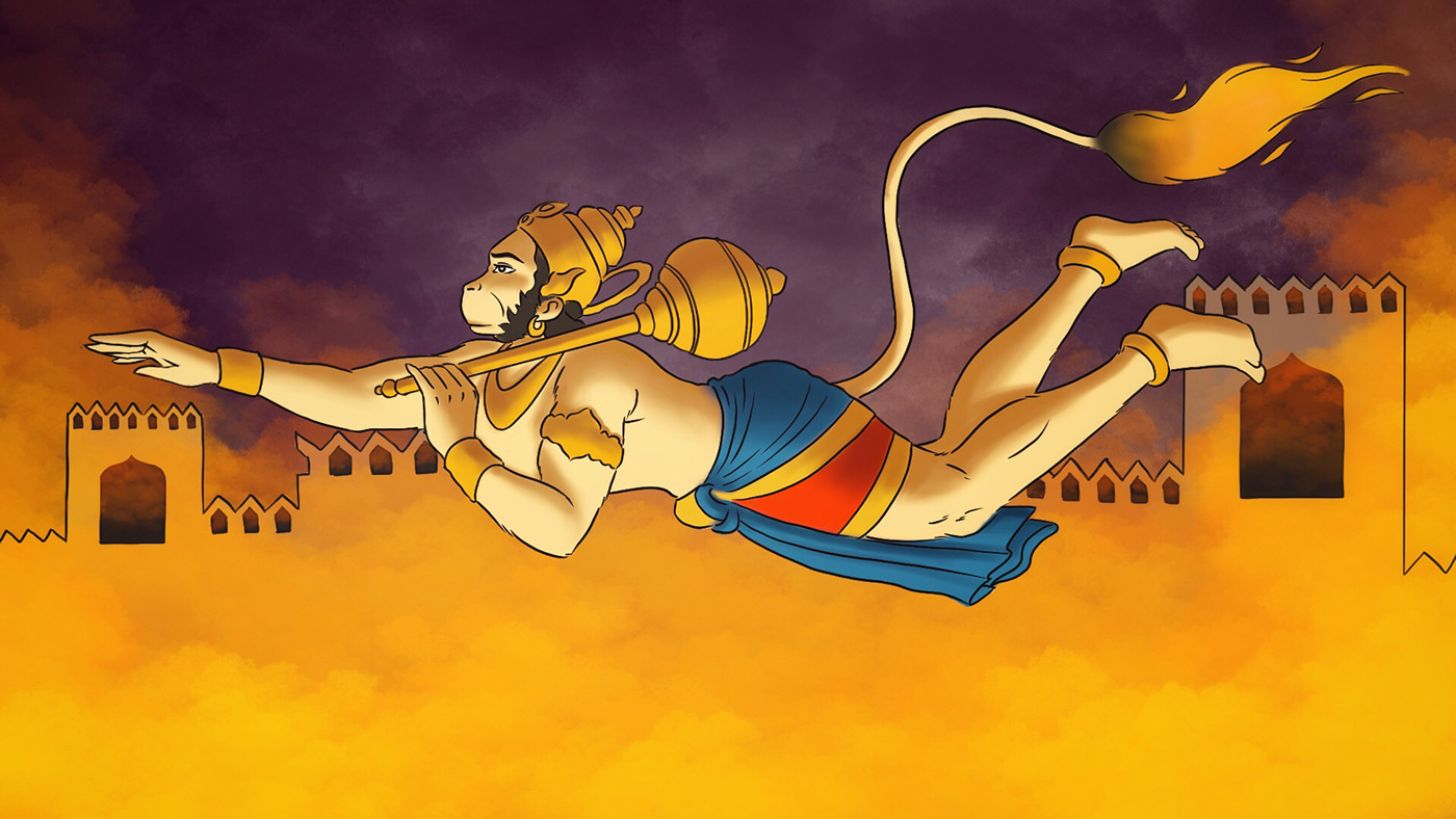 36 Ramayana Illustrations for Kids on Behance