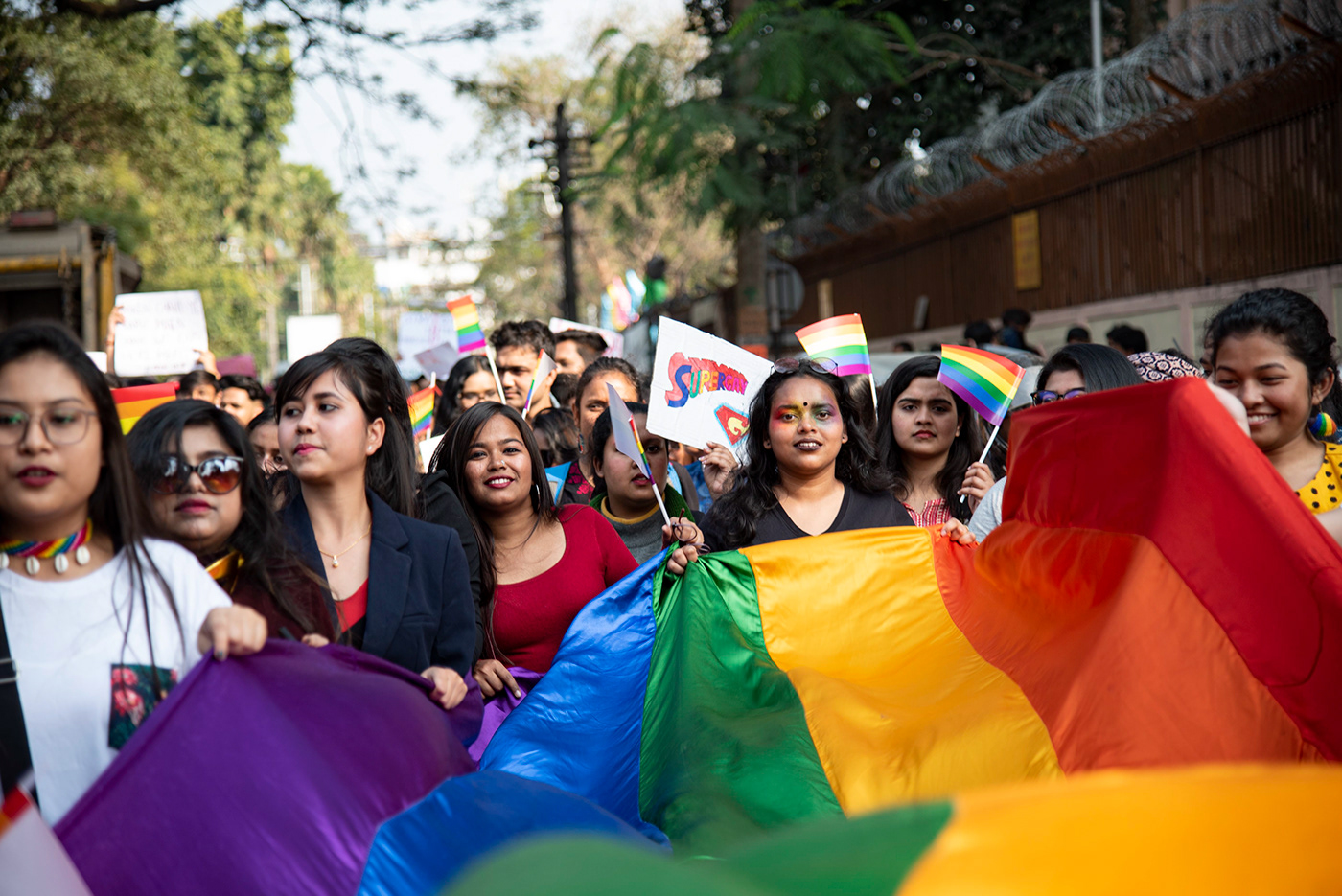 LGBTQI LGBT gay lesbian Pride Parade queer pride assam India people transgender