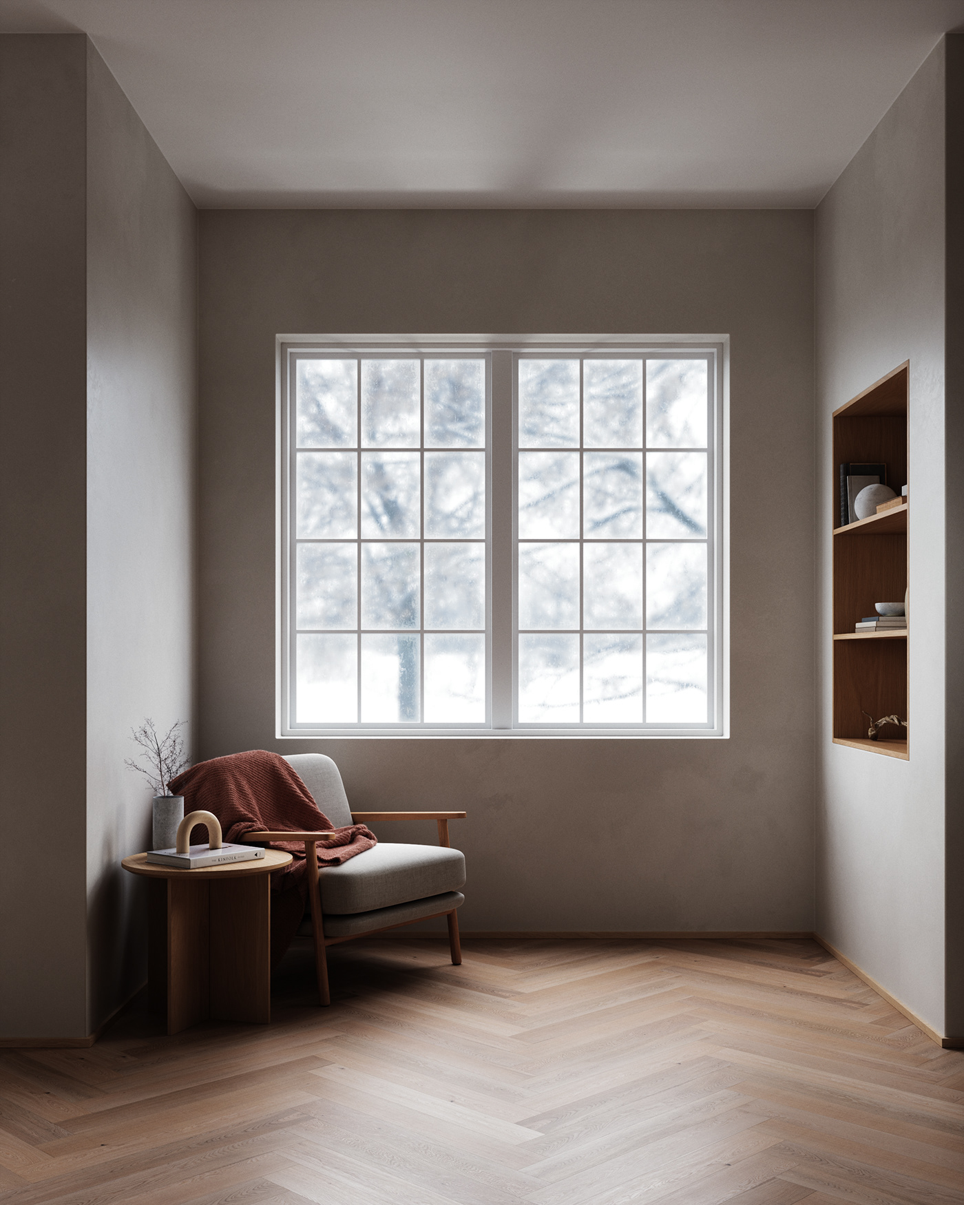 3D archviz bedroom CGI FStorm Interior modern photorealistic rendering visualization