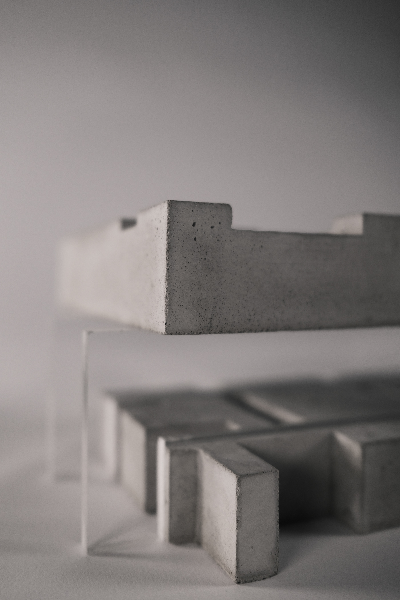 concrete maquette architecture architectural model concrete model