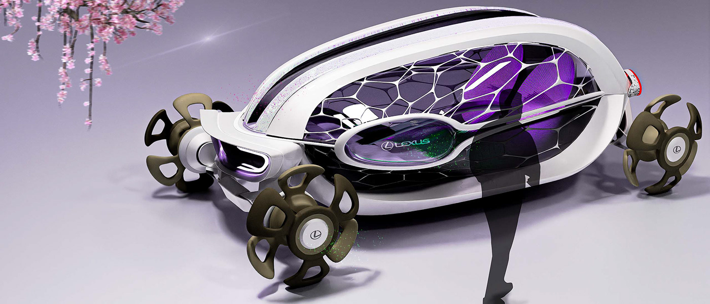 Lexus Sustainability automotive   futuristic biomimicry product design 