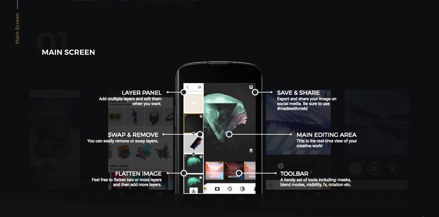 madewithmeld Creative Direction  design UI/UX creative app ios android corona