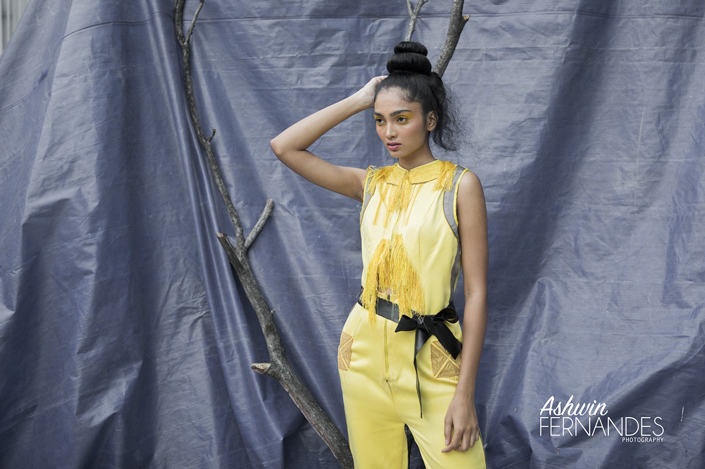 fashioncollection Editoiral campaign Photography  yugen japan Fashion  India yellow gradshow