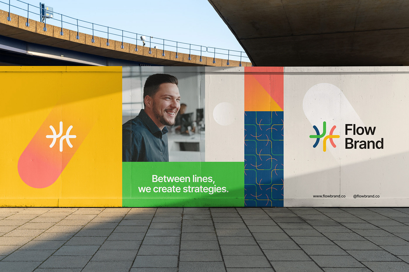 brand identity bright colors Colourful Corporate Identity flow gradient graphic design visual identity vivid