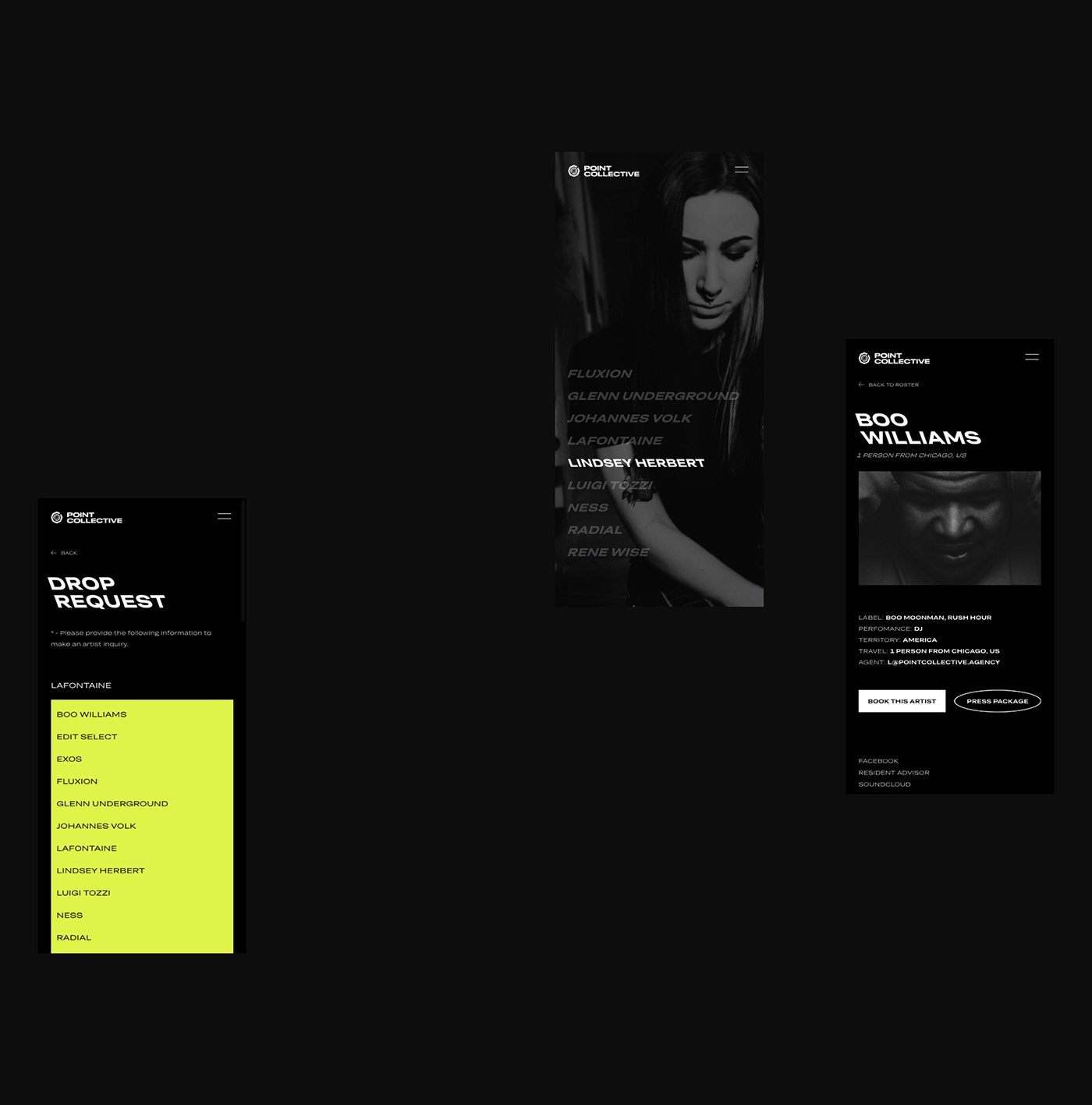 acid artists techno UI ArtDirection branding  interactive motion typography   Webdesign
